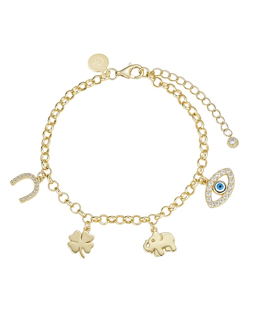 Pulsera con acabado baño de oro 14 K 1