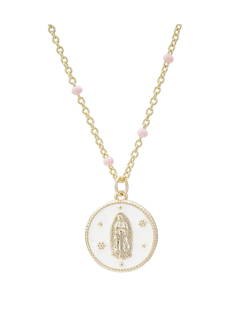 Collar de virgen de baño de oro 14 K 1