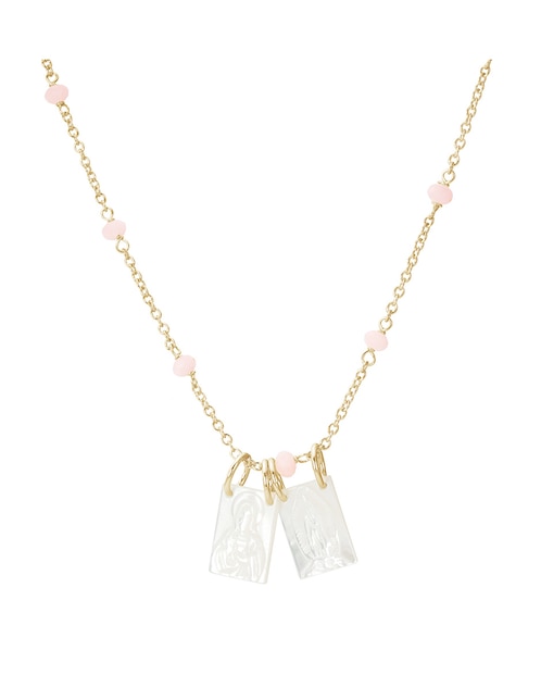 Collar de virgen de baño de oro 14 K 1