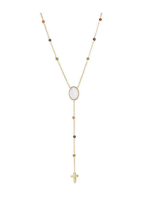 Collar de virgen de baño de oro 14 K 1