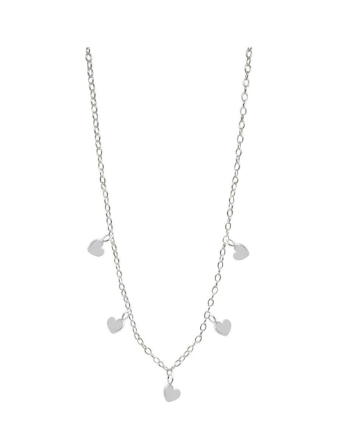 Collar de corazón de plata P 925 1