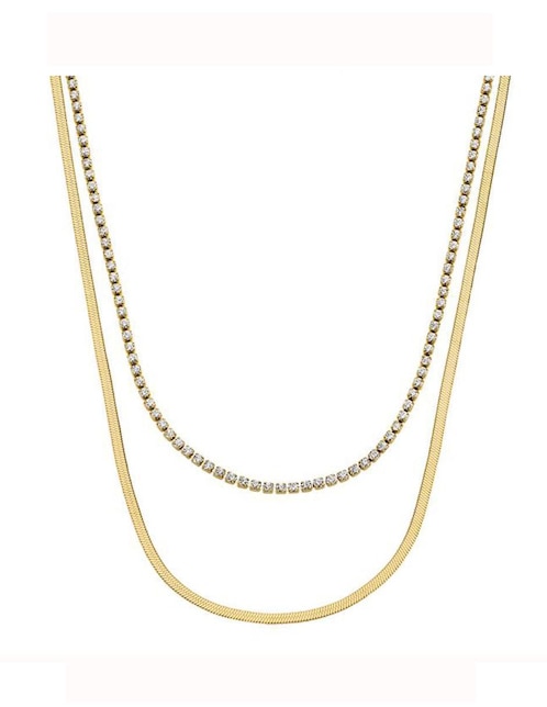 Collar de varios hilos Fossil Ellis