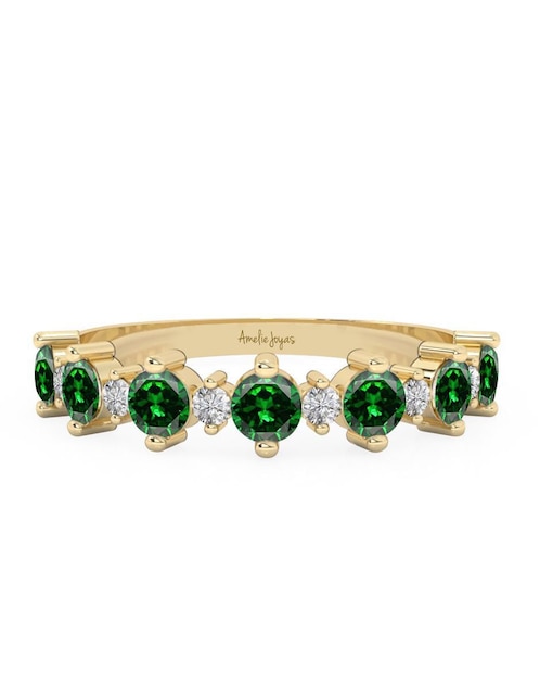 Anillo "de (si aplica)" redondo amelie joyas sin coleccion no aplica 10 k "de" oro sin gema pulido