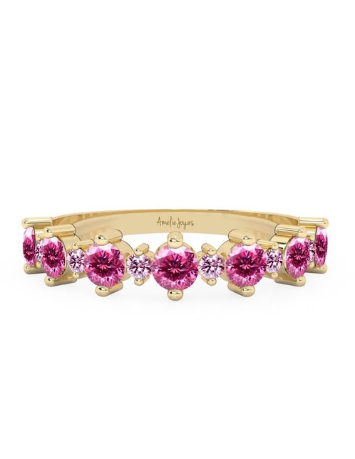 Anillo "de (si aplica)" redondo amelie joyas sin coleccion no aplica 10 k "de" oro sin gema pulido
