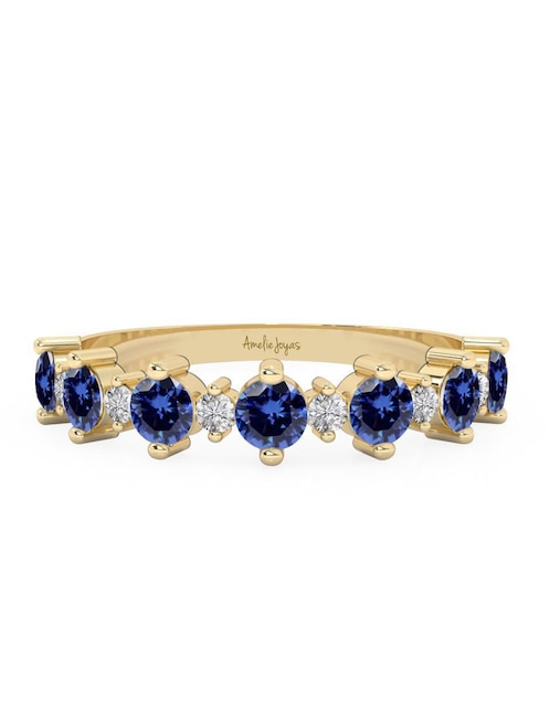 Anillo "de (si aplica)" redondo amelie joyas sin coleccion no aplica 10 k "de" oro sin gema pulido