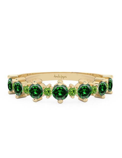 Anillo "de (si aplica)" redondo amelie joyas sin coleccion no aplica 10 k "de" oro sin gema pulido