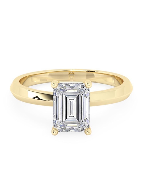 Anillo "de (si aplica)" octagonal amelie joyas sin coleccion no aplica 10 k "de" oro sin gema pulido