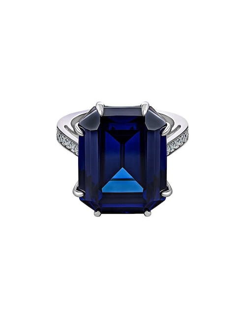 Anillo Gladkova Joyería P 925 de plata zafiro brillante