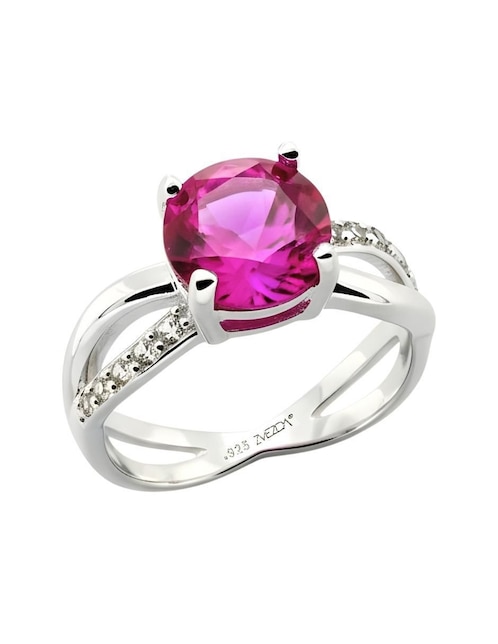 Anillo Zvezda Élan P 925 de plata circonita brillante