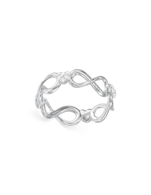 Anillo de infinito Love Bites circonita pavé 1
