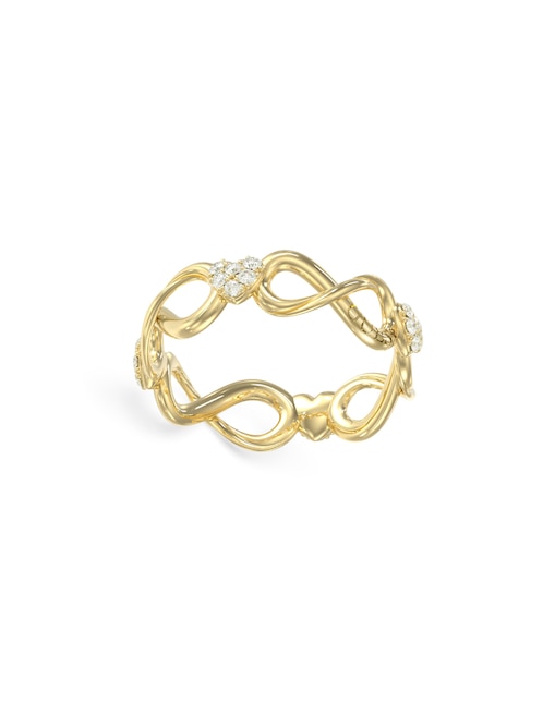 Anillo de infinito Love Bites circonita pavé 1