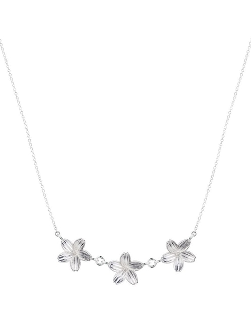 Collar de flor Anante Flor de Cerezo de plata P 925