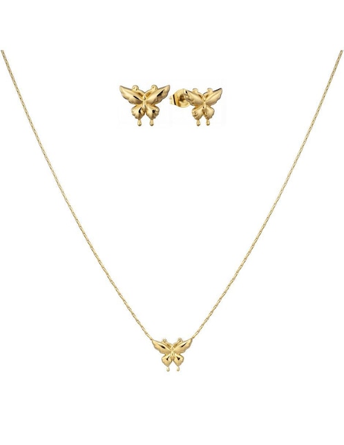 Set de collar y aretes Enso Wings of light