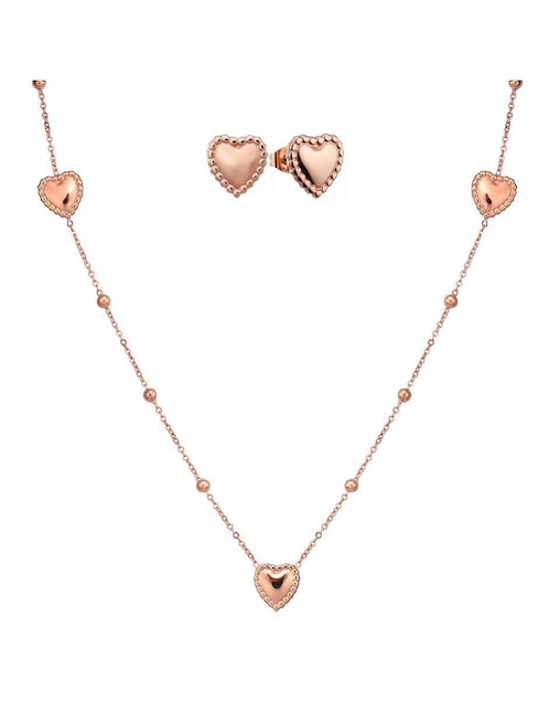 Set de collar y aretes Enso Love connection