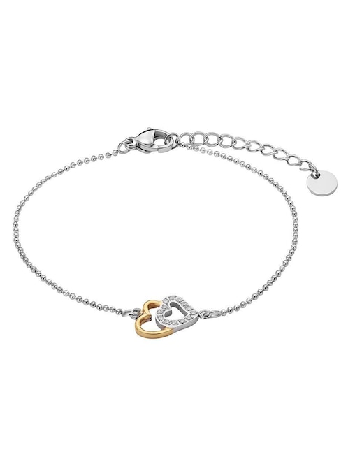 Pulsera con zirconia Dual Harmony con acabado pulido Pulsera con zirconia Dual Harmony con acabado pulido