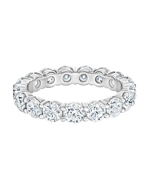 Anillo Gladkova Joyería 14 K de oro Moissanita acabado pavé