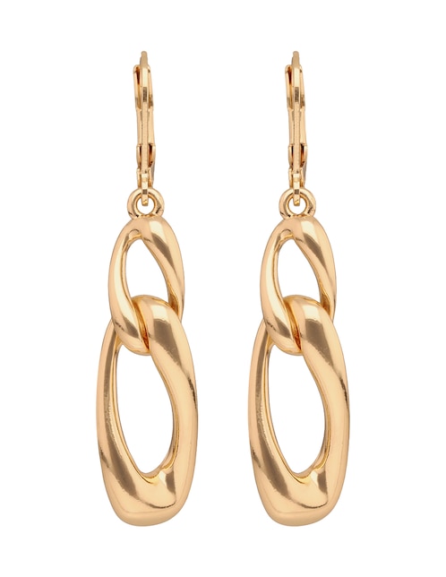 Aretes largos de eslabones Forever Linked con acabado brillante 1