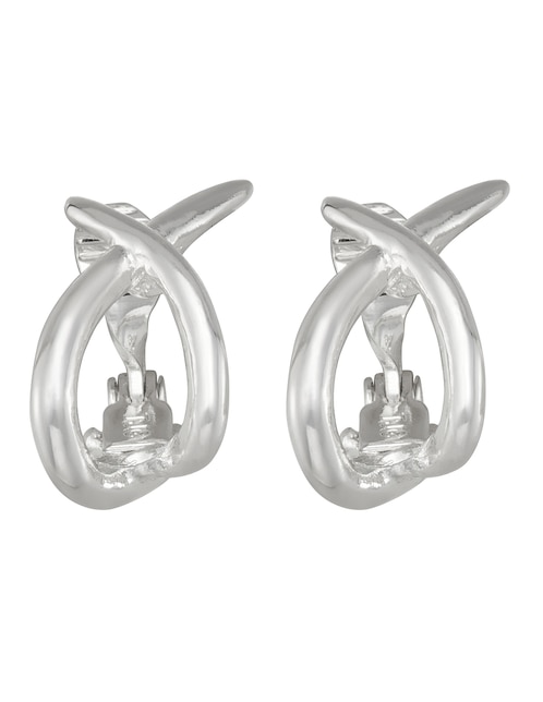 Aretes cortos Clip Capsule con acabado pulido 1