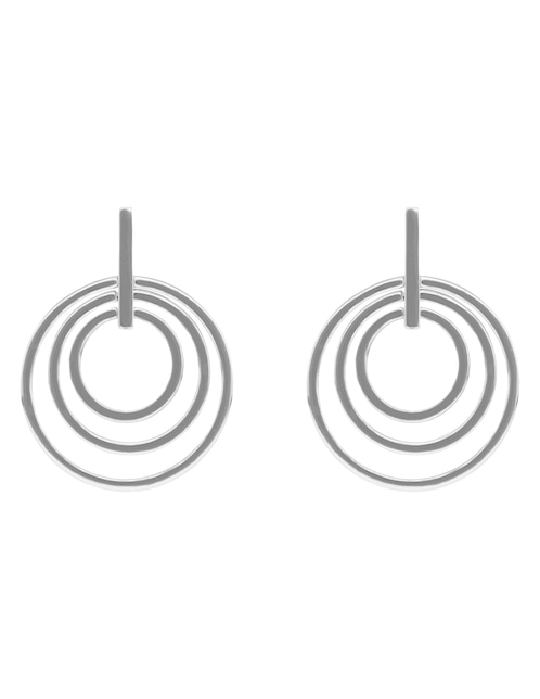 Aretes cortos circulares con acabado pulido 1