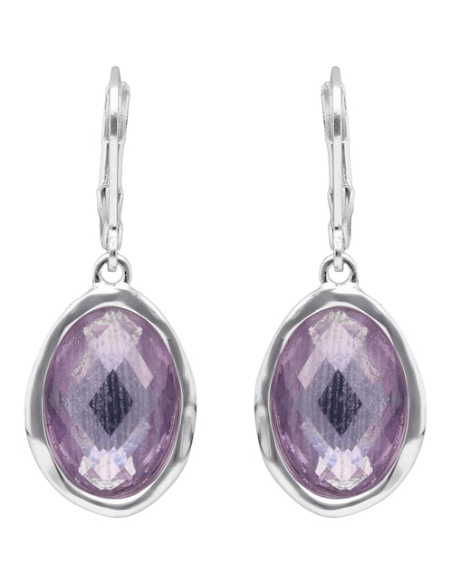 Aretes huggies ovalados Ocean Abalone con acabado pulido 1