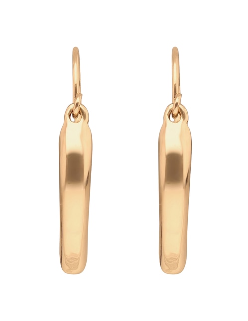 Aretes cortos con acabado brillante 1