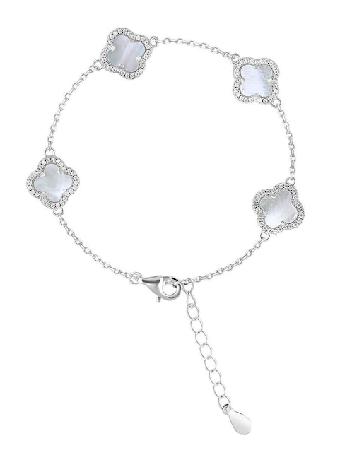 Brazalete Gladkova Joyería de plata con nácar p 925