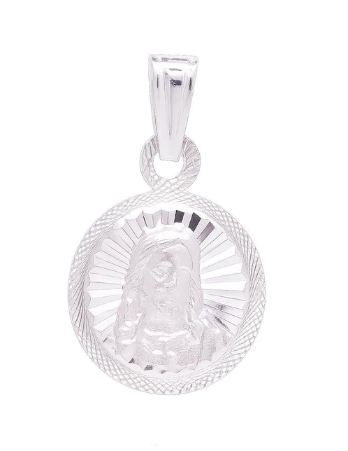 Dije circular Boscaini sagrado corazón de plata P 925