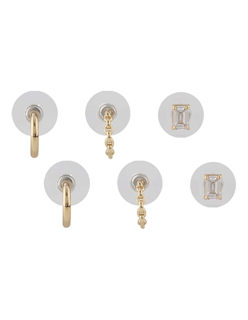 Set de aretes Loraine con acabado brillante zirconia cúbica 1
