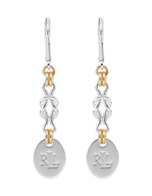 Aretes largos Daisie con acabado pulido 1