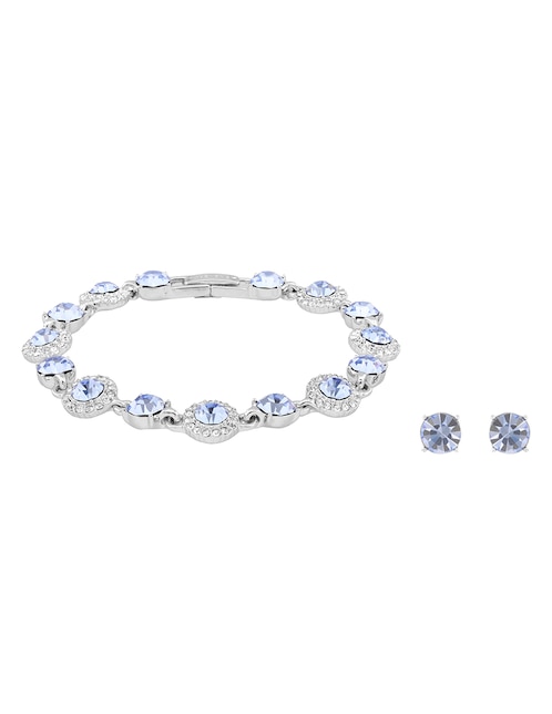 Aretes y pulsera Givenchy cristal
