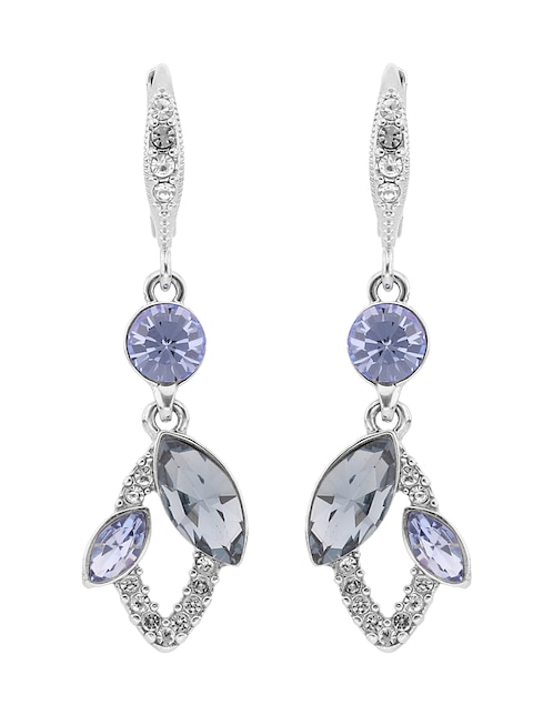 Aretes largos Garden of Gems con acabado brillante 1