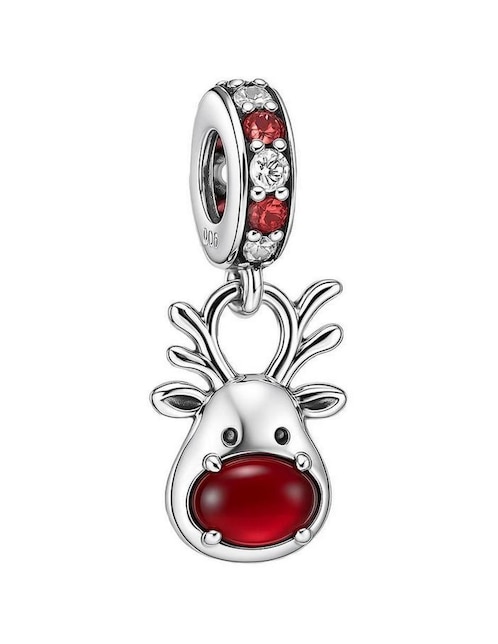 Charm de reno Glamcharm navidad de plata P 925