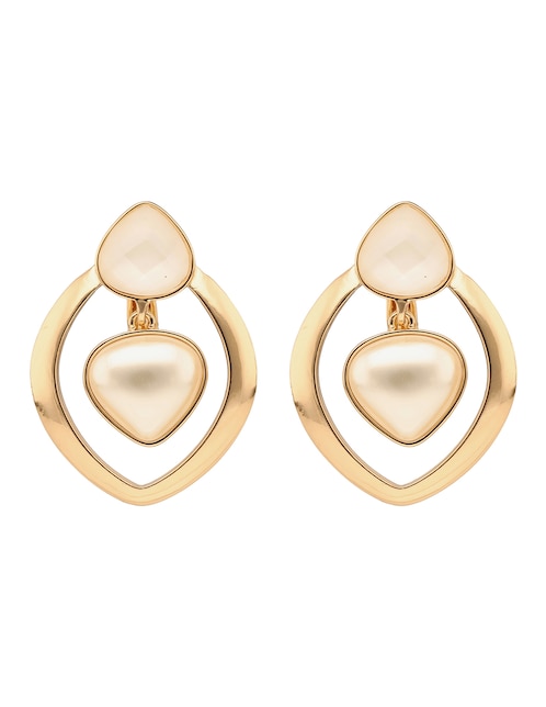 Aretes largos con acabado esmaltado 1
