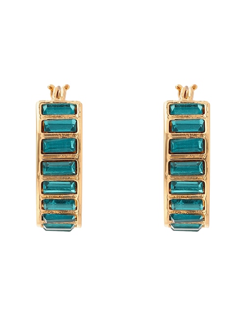 Aretes cortos Molly Recolors con acabado pavé 1
