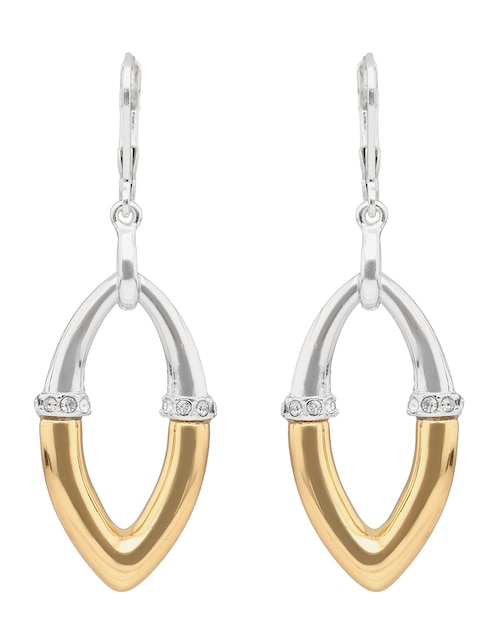 Aretes largos Tulip Time con acabado brillante 1