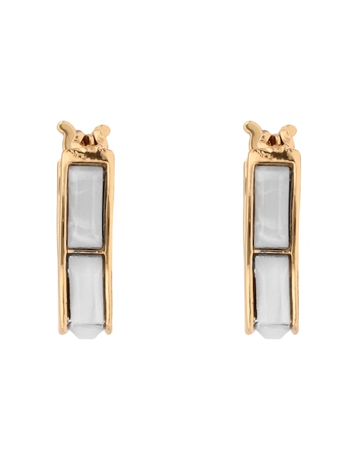 Aretes cortos Molly Recolors con acabado pavé 1