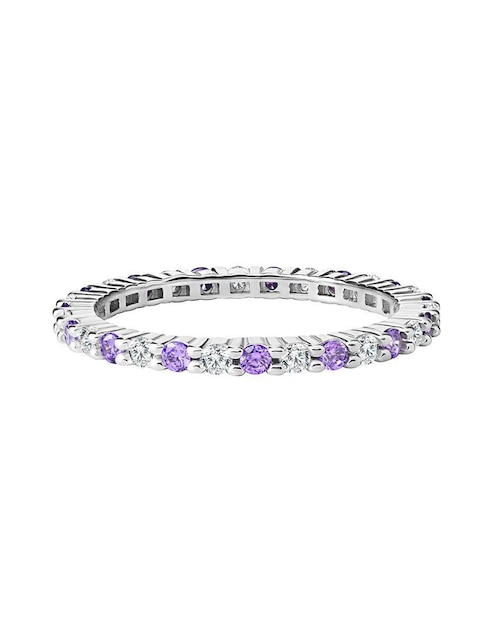 Anillo Gladkova Joyería P 925 de plata amatista brillante