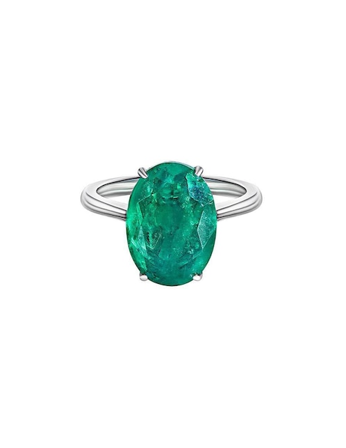 Anillo P 925 de plata esmeralda Anillo P 925 de plata esmeralda