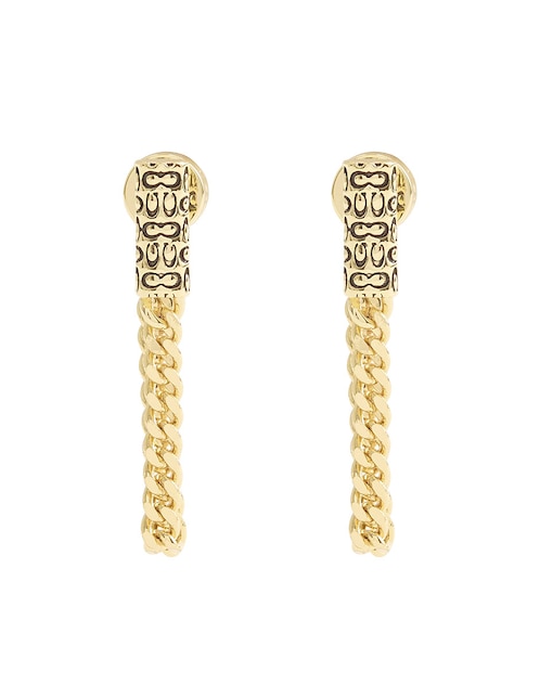 Aretes largos con acabado pulido 1