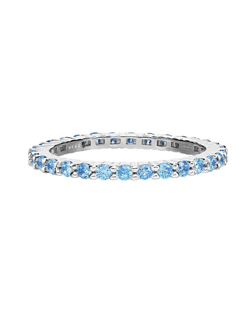 Anillo Gladkova Joyería P 925 de plata aguamarina brillante