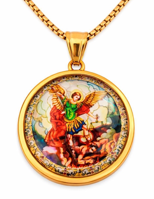 Collar con dije de ángel Ana Maria Mexico 14 K