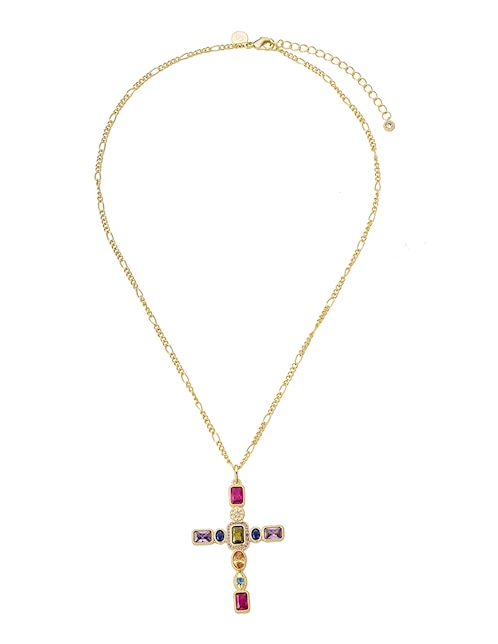 Collar de cruz 14 K 1