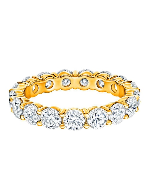 Anillo Gladkova Joyería 14 K de oro amarillo moissanita brillante