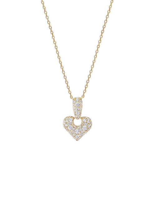 Collar de corazón de plata P 925 1