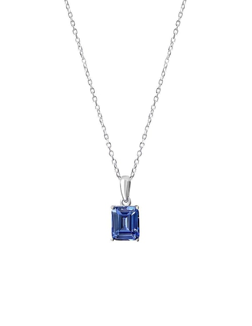 Collar rectangular de plata P 925 1