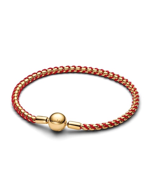 Brazalete Pandora de Plata P 925 Moments acabado baño de oro