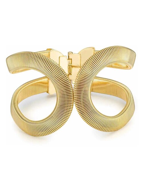 MOON Brazalete Moon de oro laminado 8 K acabado brillante