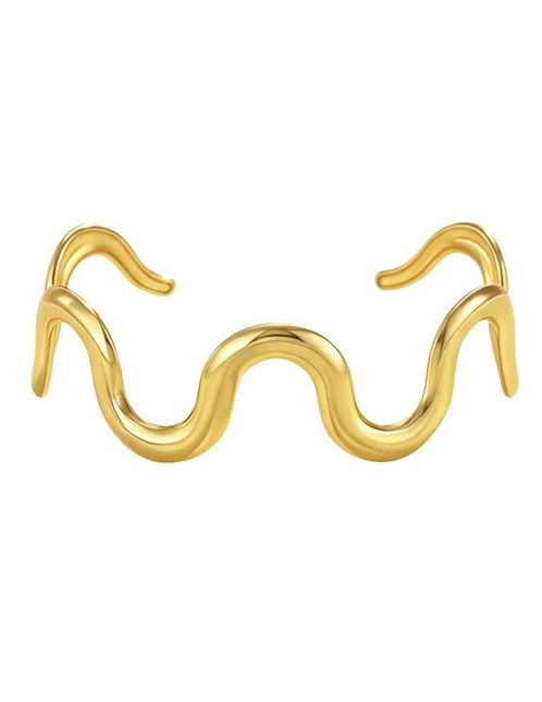MOON Brazalete Moon de oro laminado 8 K acabado brillante