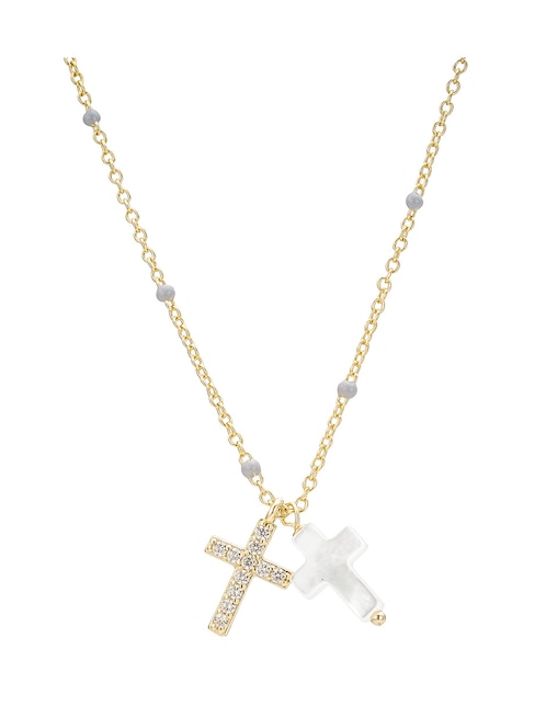 Collar de cruz 14 K 1