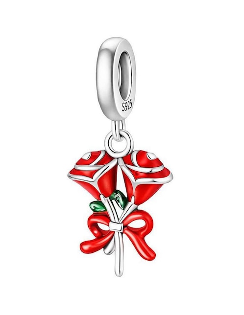 Charm Glamcharm San Valentín Rosas de plata p 925